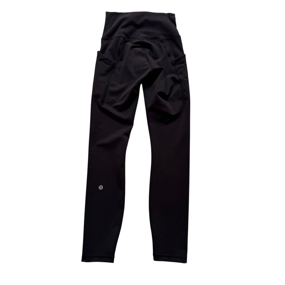 Lululemon Wunder Train High Rise Tight Leggings Pockets 25" Size 4 Black W5EPSS - Picture 6 of 11